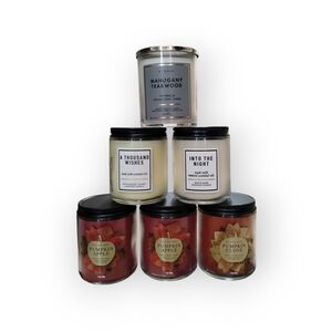 Bath and Body Works Single Wick Candles 7oz.